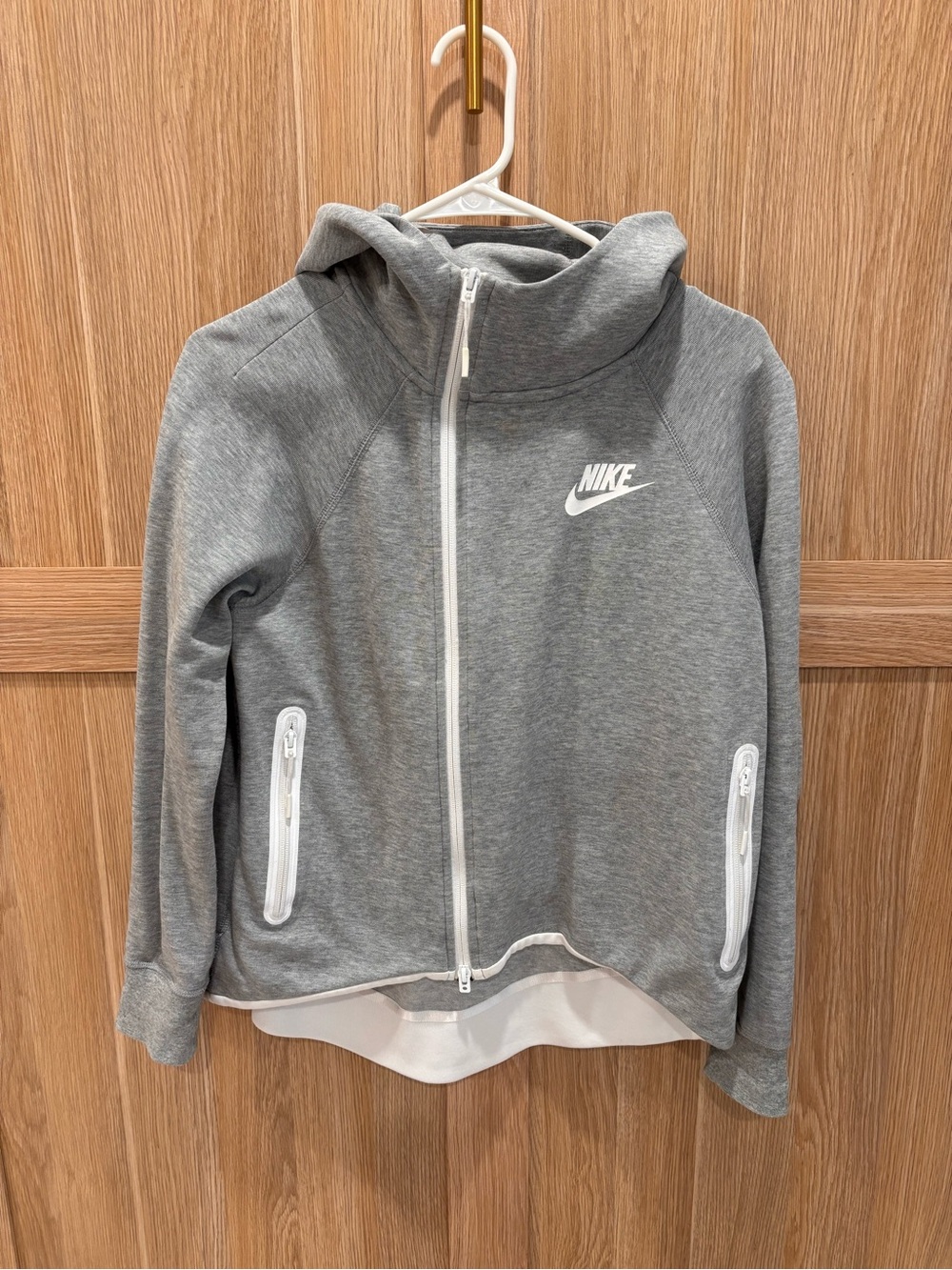 Nike Grey Full-Zip Hoodie Jacket